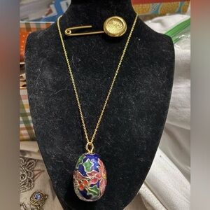 Cloisonne‎ necklace